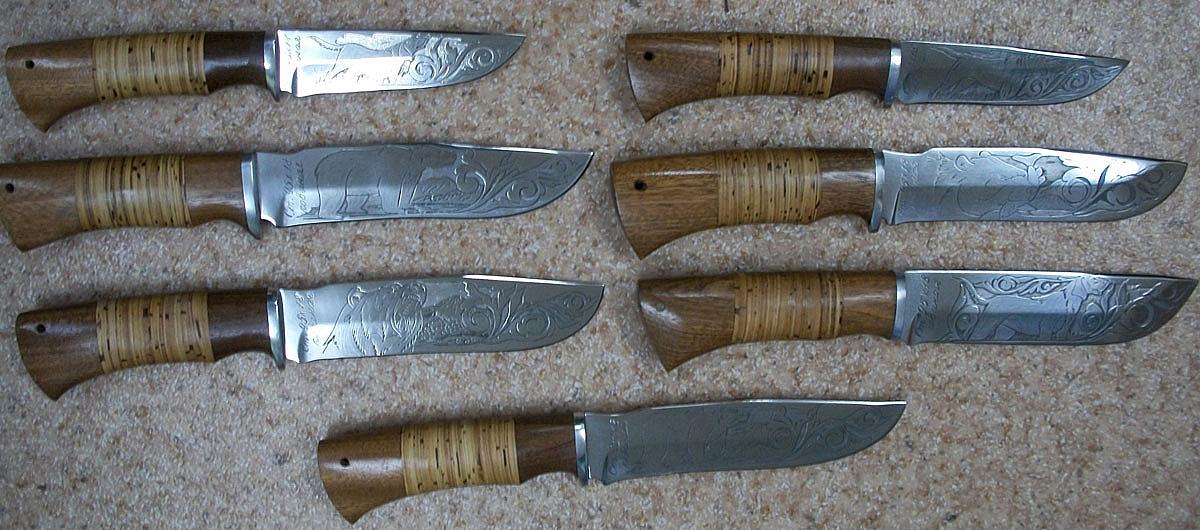 Охотничьи ножи с гравировкой