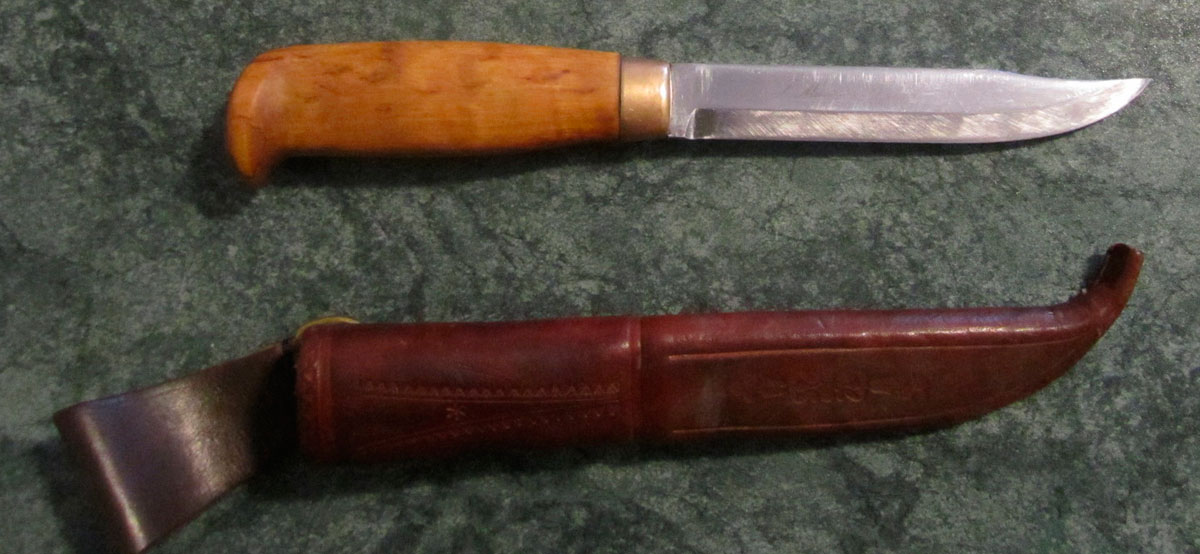 Нож и ножны охотника-промысловика