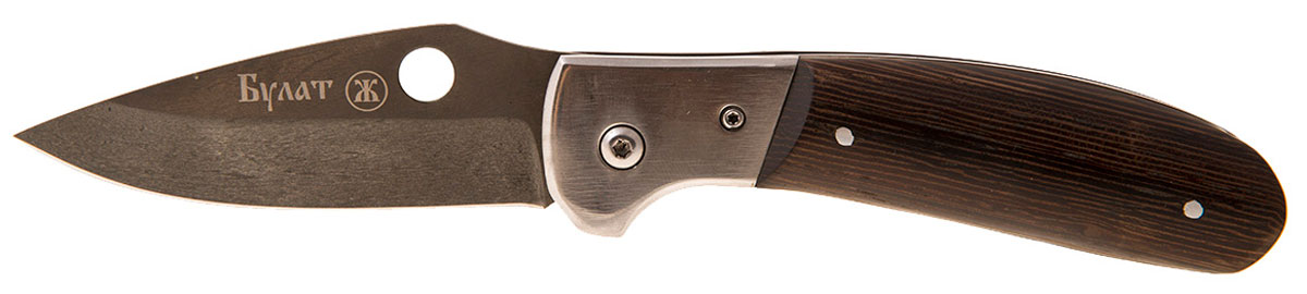 Складной нож из булатной стали