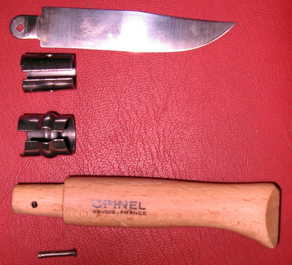 Составляющие ножа opinel