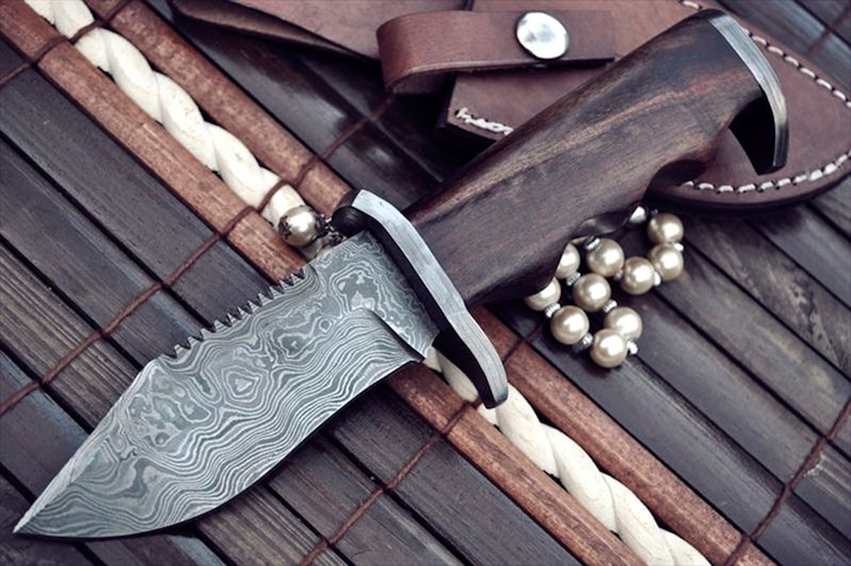 Нож компании Perkin Knives «All Damascus»