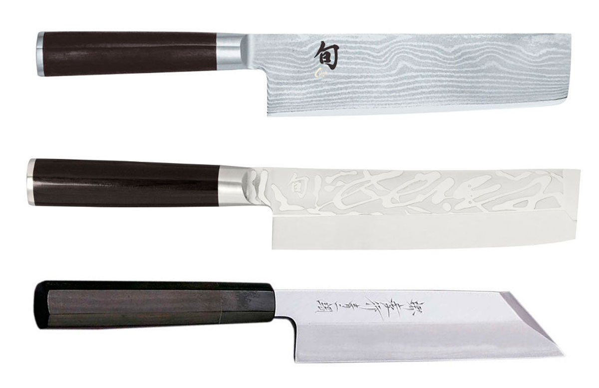 Японские ножи «Накири ботё» и «Усуба ботё»